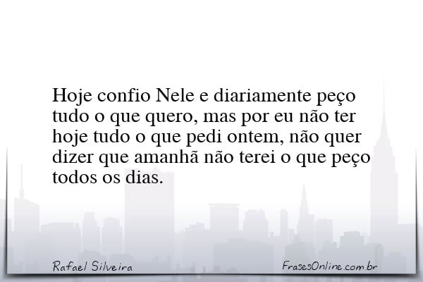 Frase de Rafael Silveira