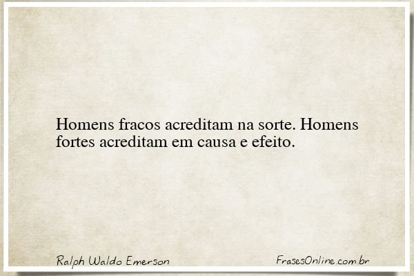 Frase de Ralph Waldo Emerson