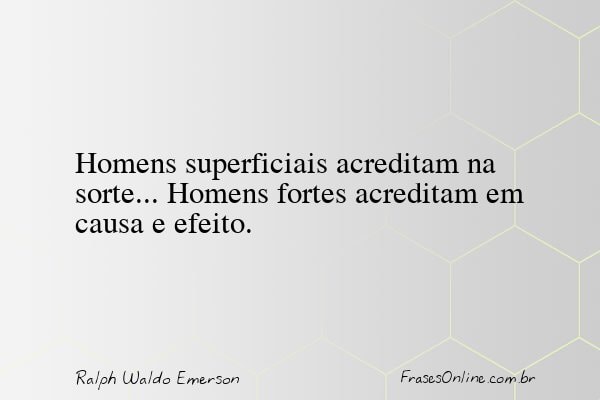 Frase de Ralph Waldo Emerson