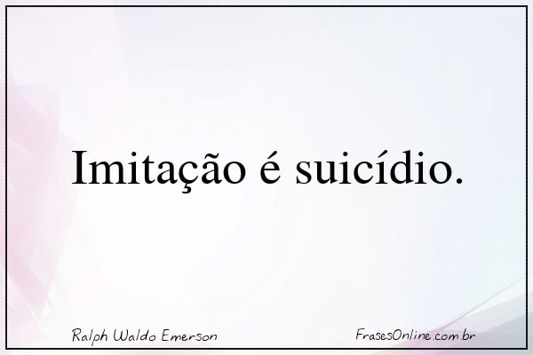 Frase de Ralph Waldo Emerson