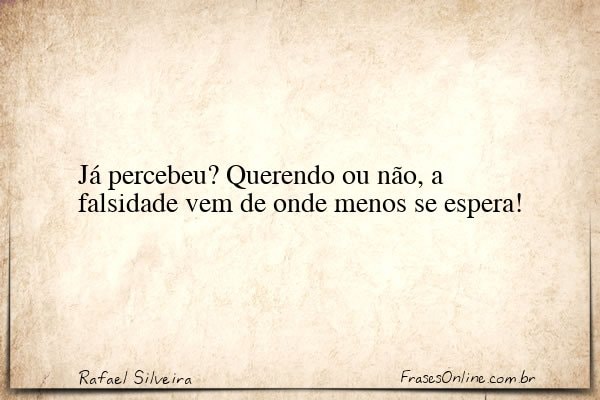 Frase de Rafael Silveira