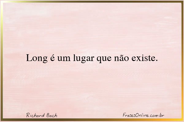 Frase de Richard Bach