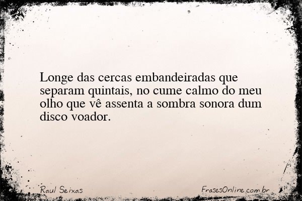 Frase de Raul Seixas