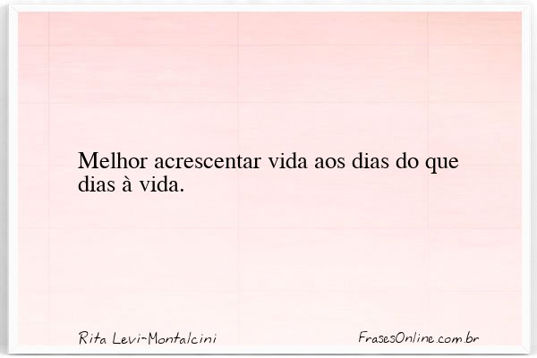 Frase de Rita Levi-Montalcini
