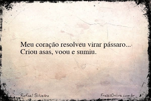 Frase de Rafael Silveira