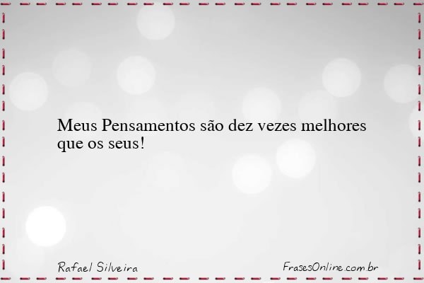 Frase de Rafael Silveira
