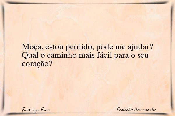 Frase de Rodrigo Faro