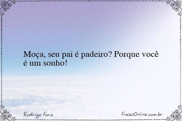 Frase de Rodrigo Faro