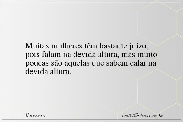 Frase de Rousseau