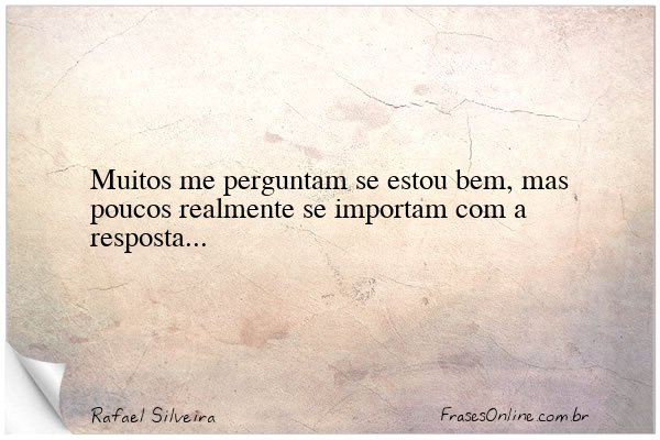 Frase de Rafael Silveira