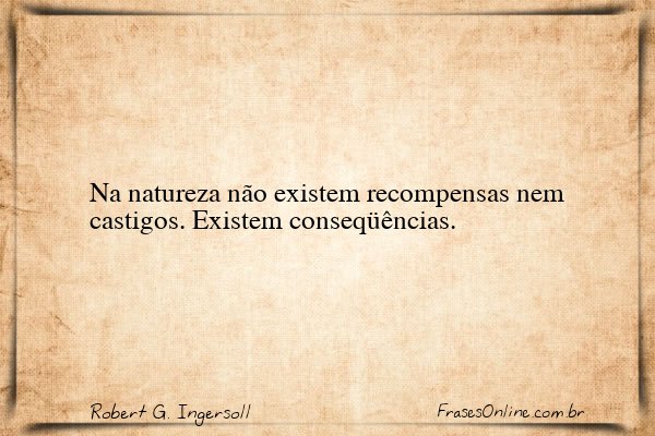 Frase de Robert G. Ingersoll