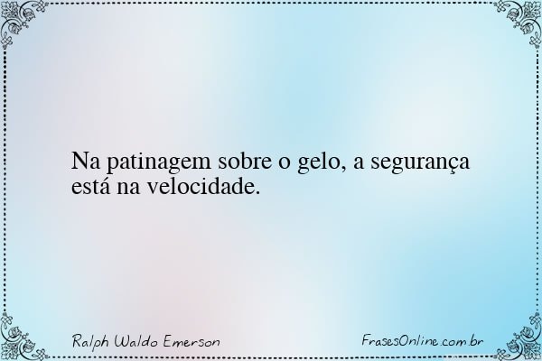 Frase de Ralph Waldo Emerson