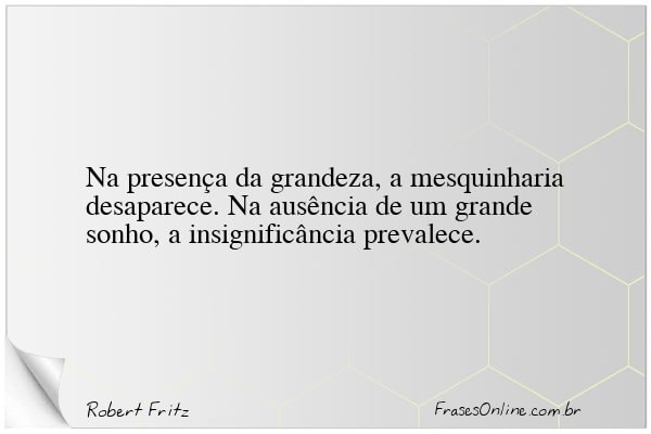 Frase de Robert Fritz