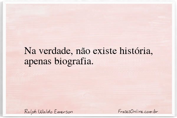 Frase de Ralph Waldo Emerson