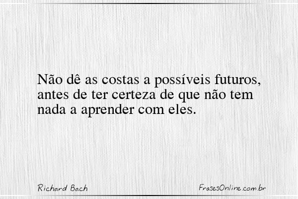 Frase de Richard Bach