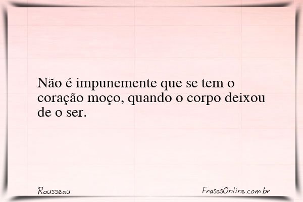 Frase de Rousseau