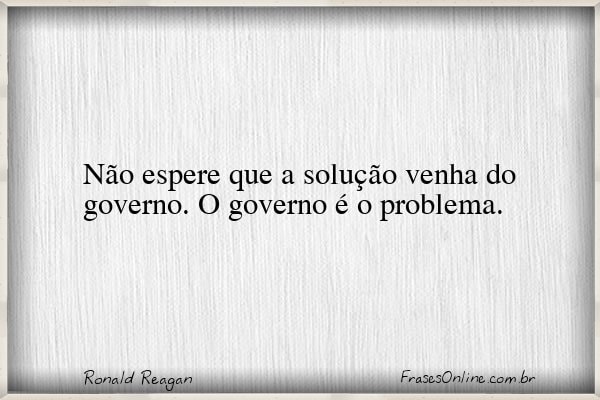 Frase de Ronald Reagan