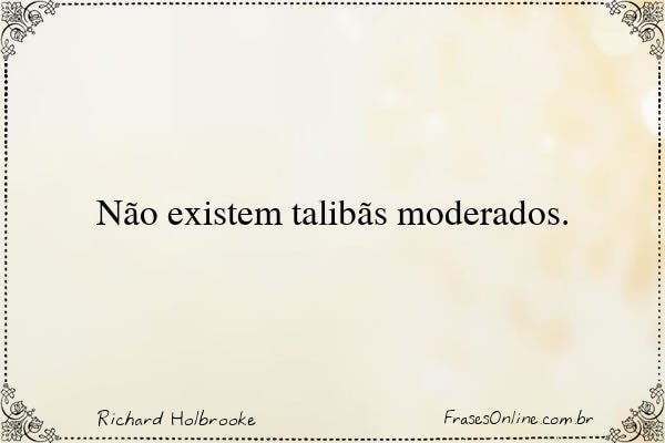 Frase de Richard Holbrooke