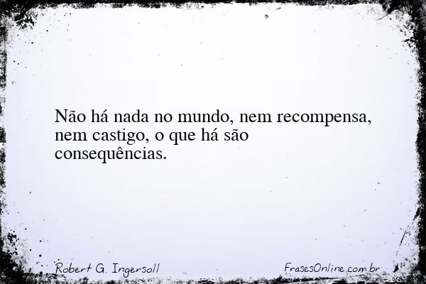 Frase de Robert G. Ingersoll