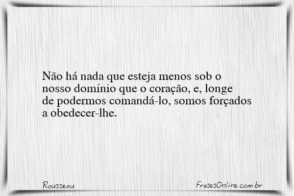 Frase de Rousseau