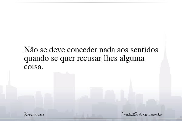 Frase de Rousseau