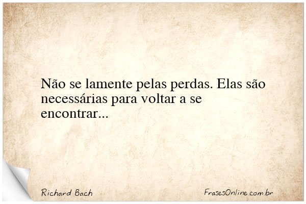 Frase de Richard Bach