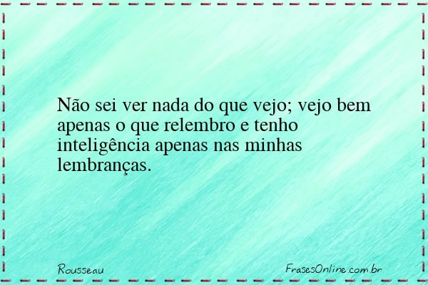 Frase de Rousseau