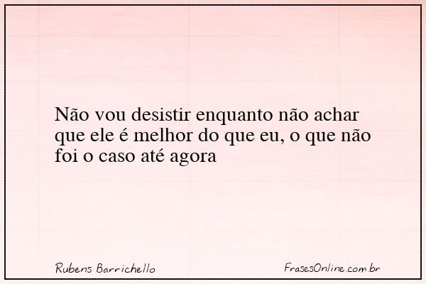 Frase de Rubens Barrichello