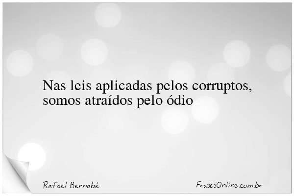 Frase de Rafael Bernabé