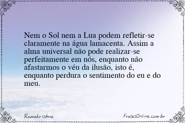 Frase de Ramakrishna