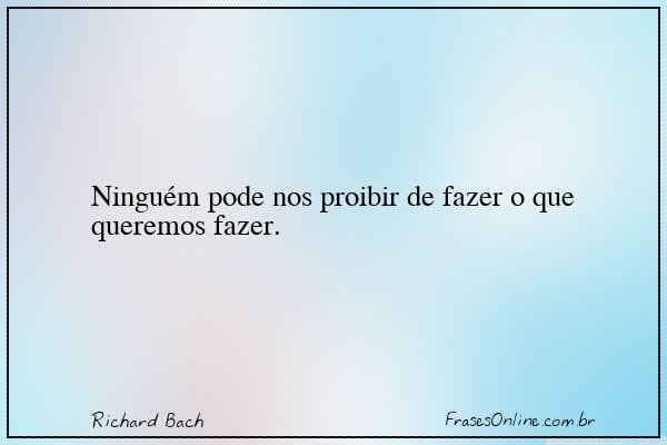 Frase de Richard Bach