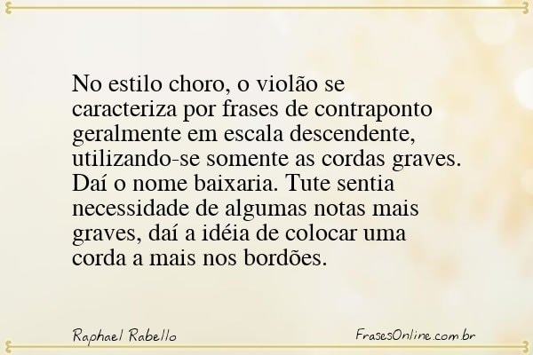 Frase de Raphael Rabello