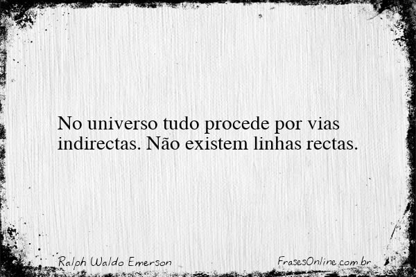 Frase de Ralph Waldo Emerson
