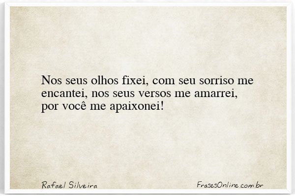 Frase de Rafael Silveira