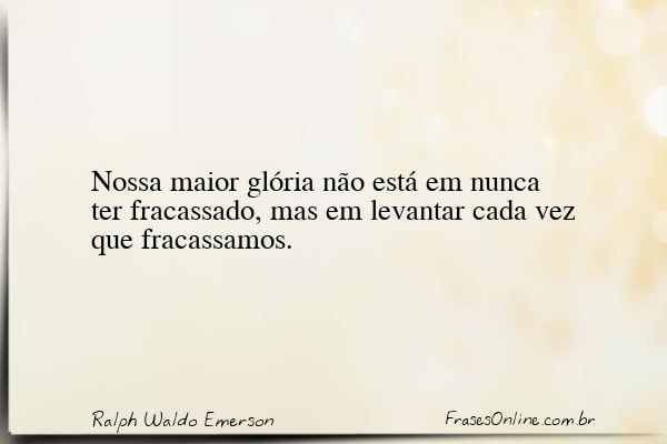 Frase de Ralph Waldo Emerson