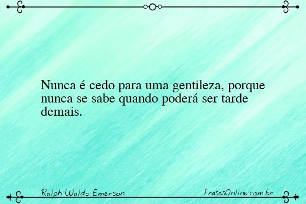 Frase de Ralph Waldo Emerson