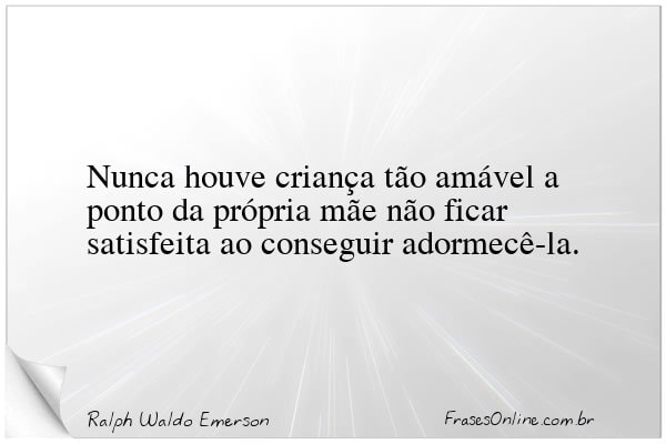 Frase de Ralph Waldo Emerson