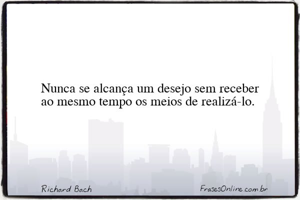 Frase de Richard Bach