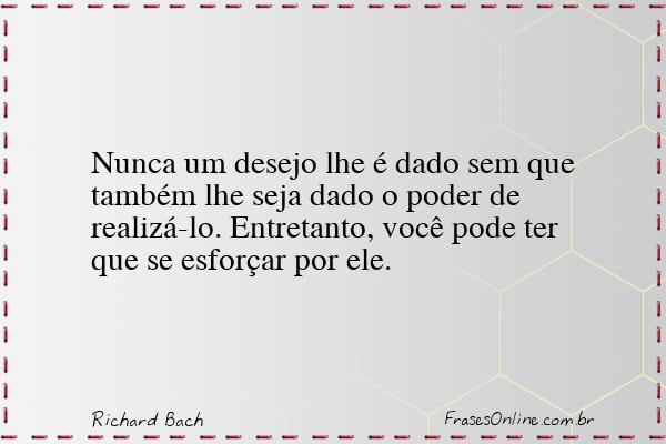 Frase de Richard Bach