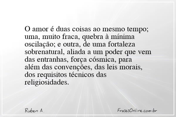 Frase de Ruben A.