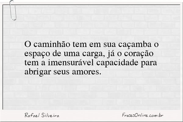 Frase de Rafael Silveira