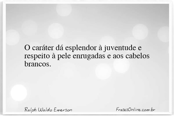 Frase de Ralph Waldo Emerson