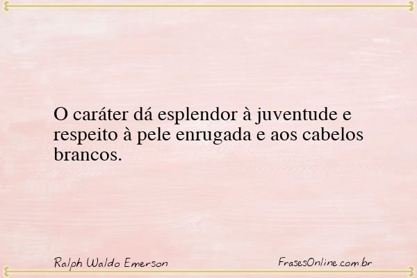 Frase de Ralph Waldo Emerson