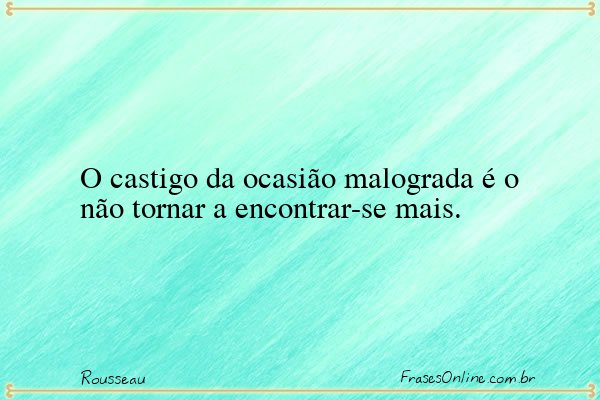 Frase de Rousseau
