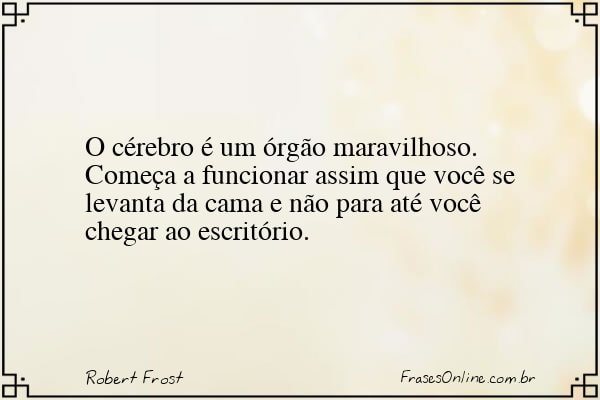 Frase de Robert Frost