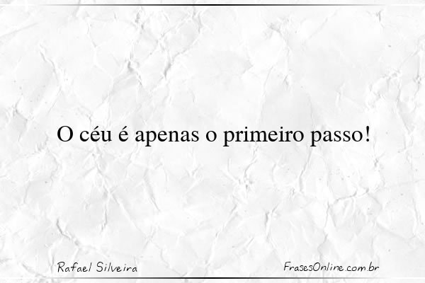 Frase de Rafael Silveira