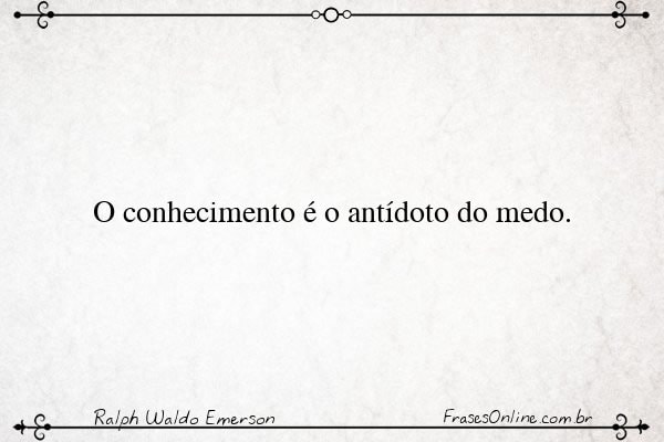 Frase de Ralph Waldo Emerson