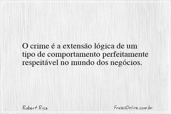 Frase de Robert Rice
