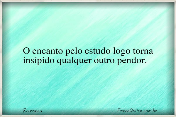 Frase de Rousseau