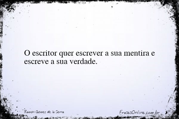 Frase de Ramón Gómez de la Serna